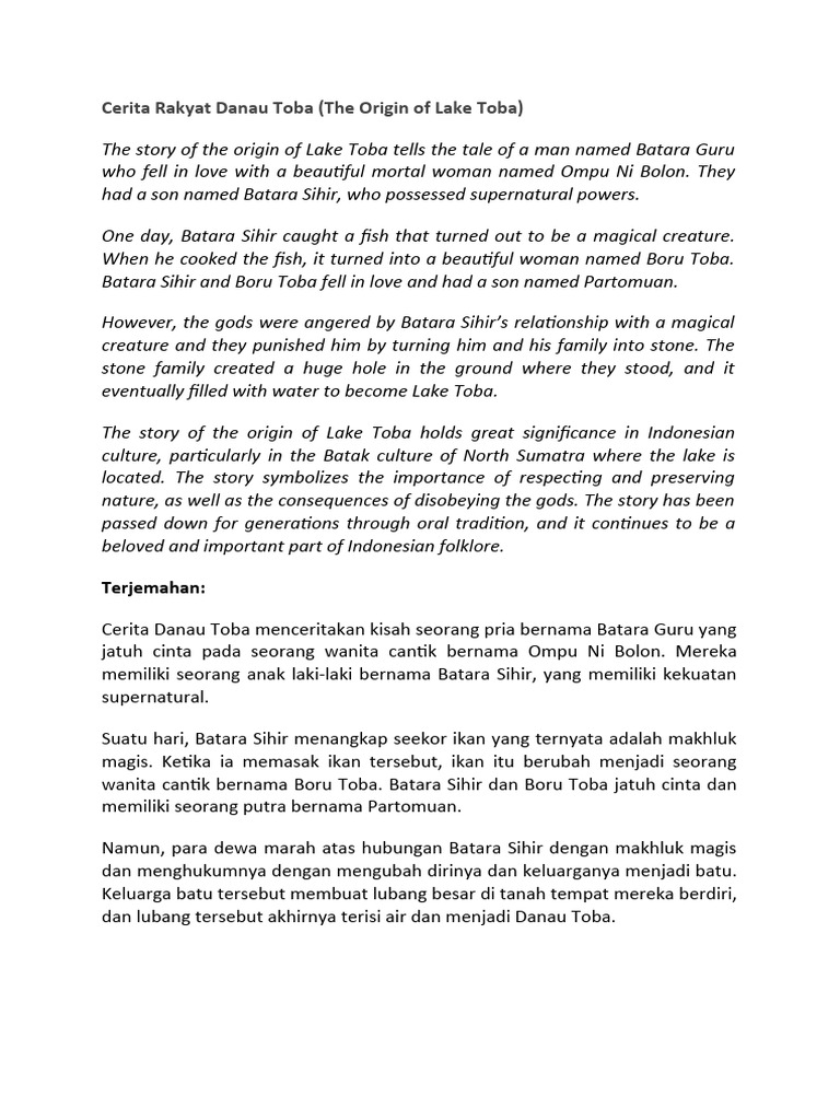 Story Telling Cerita Rakyat Pdf Indonesia