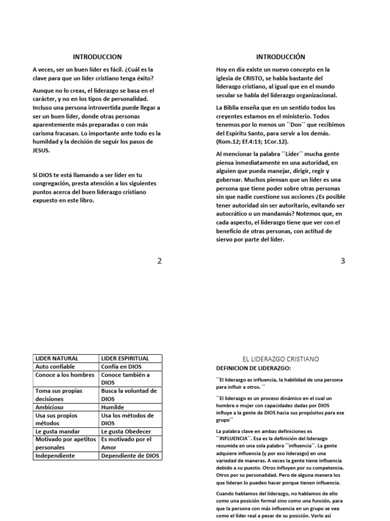 Manual de Liderazgo 4567 | PDF | Liderazgo | Pablo el apóstol