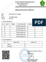 Jadwal-Roy Faturrahman Tranggalih