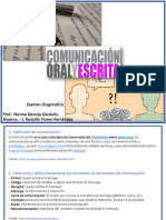 Examen Diagnostico Comunicacion Oral y Escrita