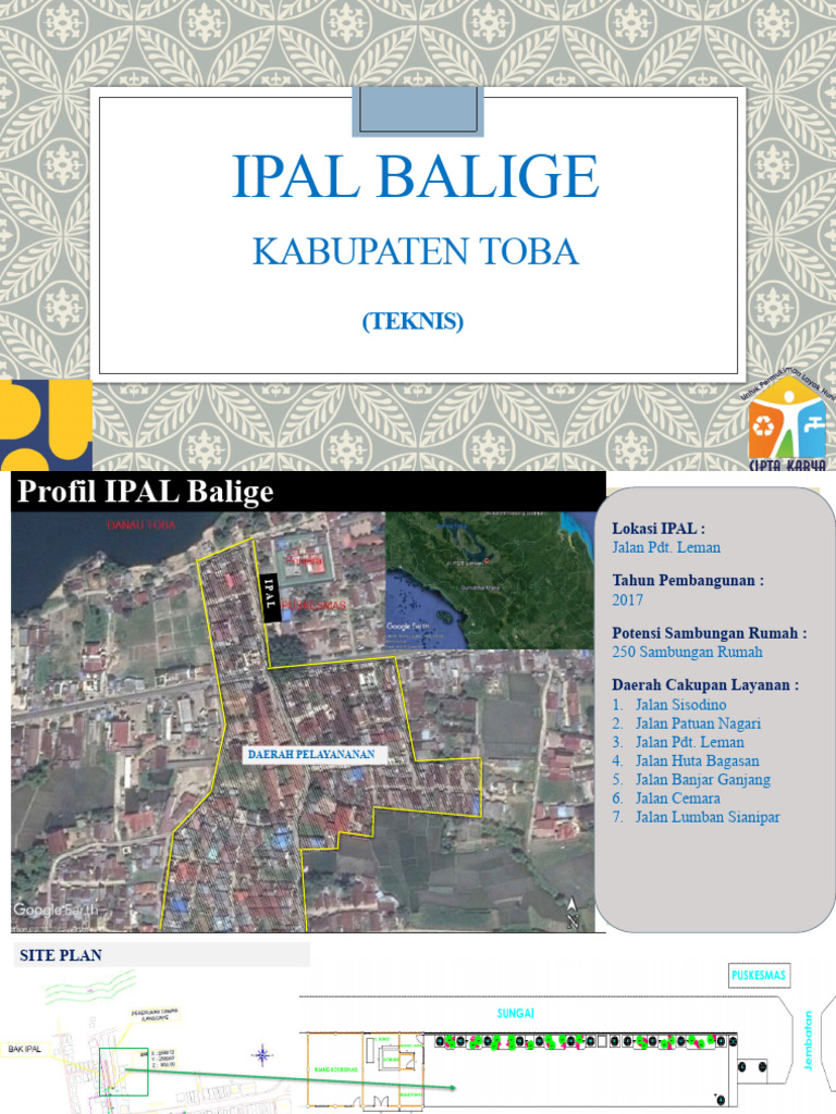 Profil dan Masalah IPAL Balige | PDF | Griya & Taman