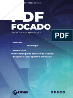 Psicossociologia do contrato de trabalho disciplina e saber operário motivação satisfação e alienação