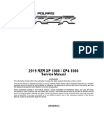 2019 Polaris RZR XP 1000 xp4 1000 Service Manual 9929417