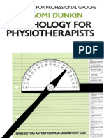 Psychology For Physiotherapy