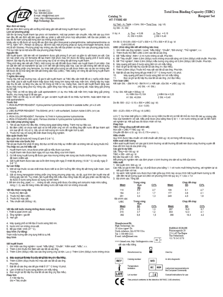 Total IronBinding Capacity (TIBC) PDF