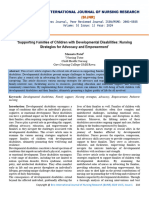 Supporting Families of Children With Developmental Disabilities: Nursing Strategies For Advocacy and Empowerment' Mamata Patel