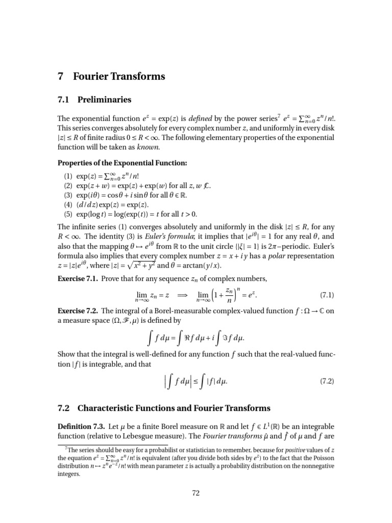 Fourier Analysis | Download Free PDF | Fourier Transform | Limit ...