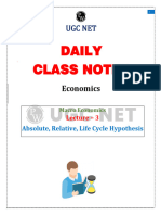 Macro Economics 03 - Daily Class Notes - Mission JRF June 2024 - Economics