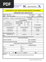 13 Pressure Test Report