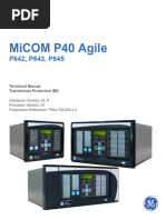 Micom P40 Agile: Ge Grid Solutions