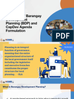 Session 3 The Barangay Development Planning BDP and CapDev Agenda Formulation Process