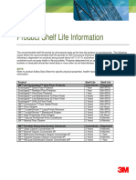 3mtm Product Shelf Life Information