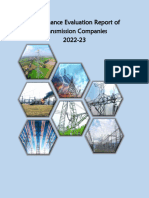 Performance Evaluation Report of Transmission Companies 2022-23