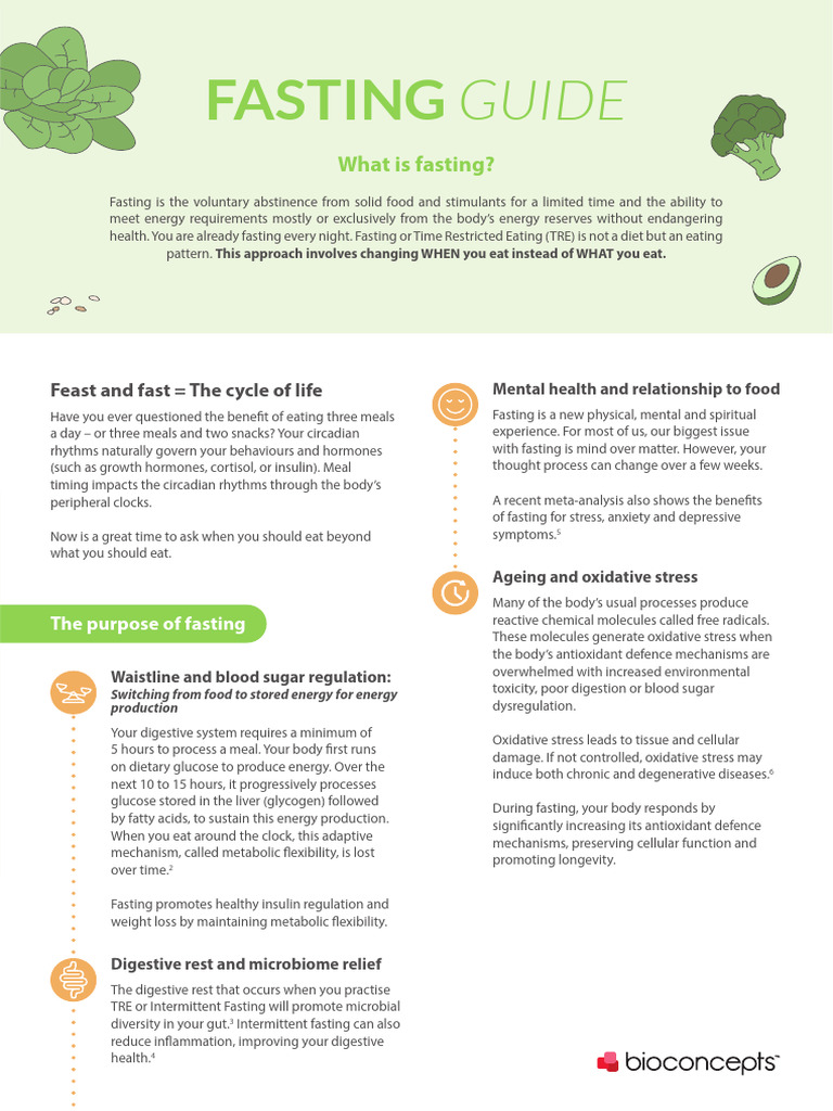 Fasting Plan | PDF | Intermittent Fasting | Fasting