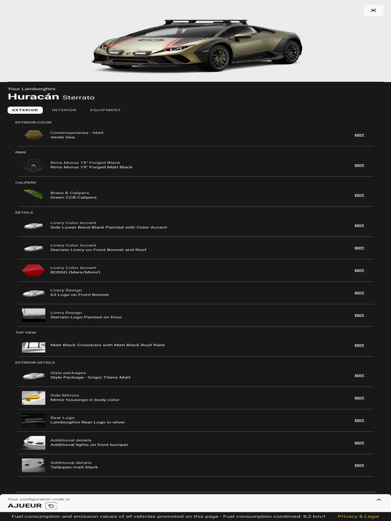Lamborghini Car Configurator | PDF | Sports Cars | Car