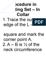 Procedure in Drafting Sleeves and Collar Visual