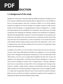 Proposal On Human Resource Magmt
