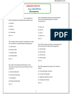 Indian Polity 100+ MCQs