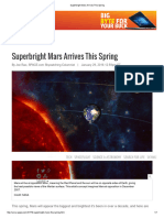 Superbright Mars Arrives This Spring