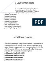 Java LayoutManagers
