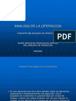 Analisis de Operaciones