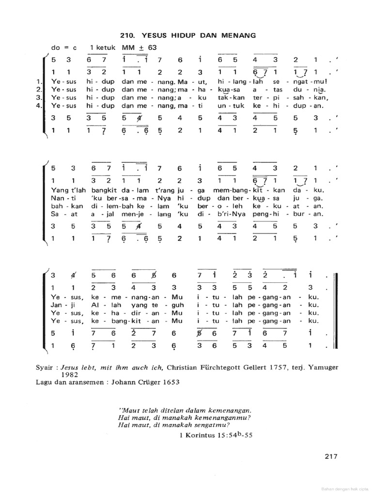 Lagu Yesus Hidup Dan Menang Pdf