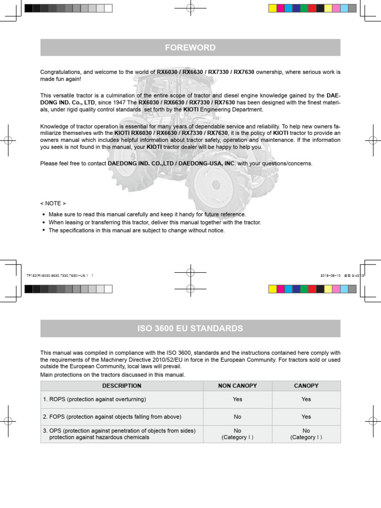 KIOTI RX7320 SERVICE MANUAL PDF FREE DOWNLOAD visual data 2