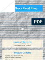 How To Plan A Good Story PowerPoint