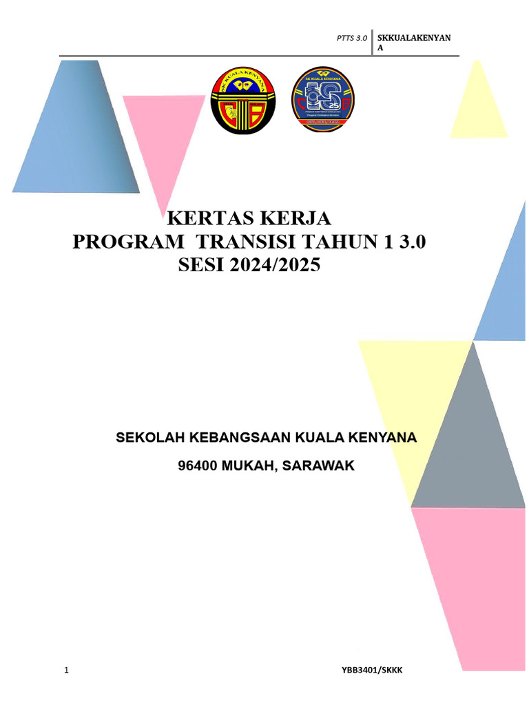 Program Transisi Tahun 1 SK Kuala Kenyana | PDF