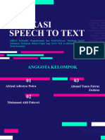 Aplikasi Speech To Text