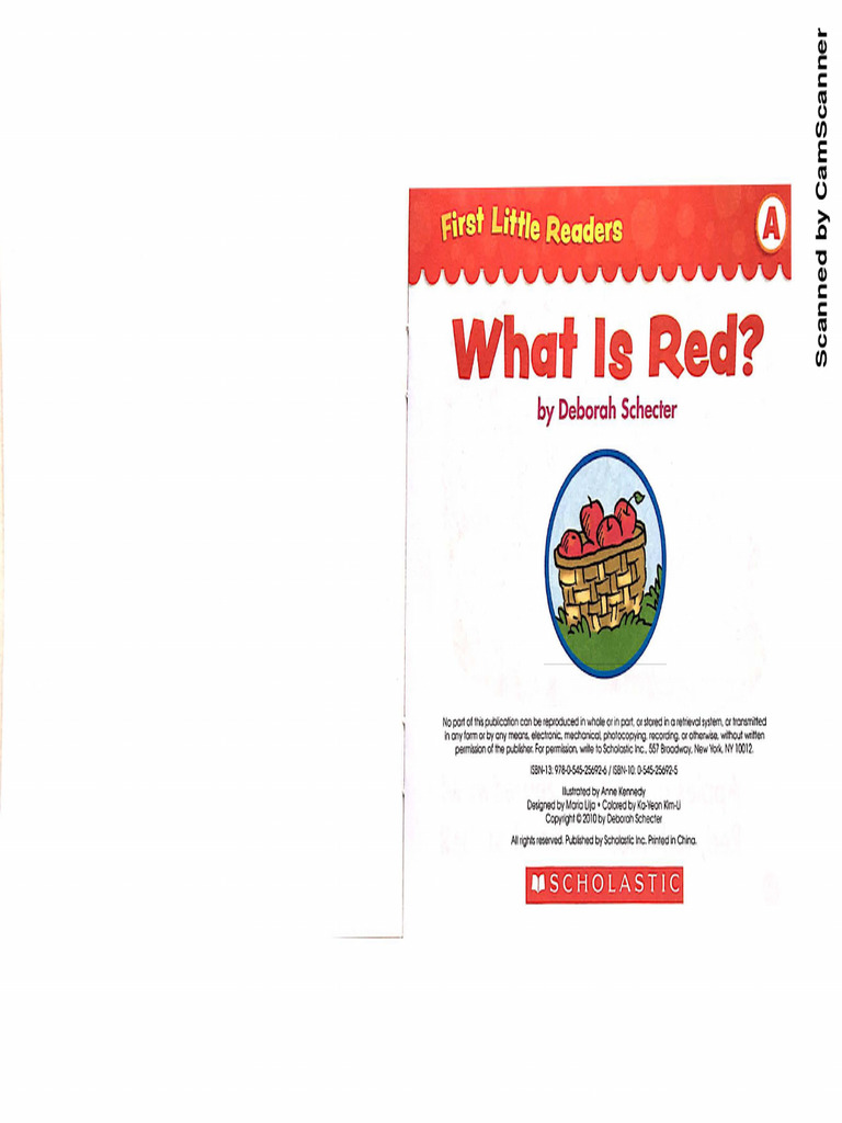 First Little Readers - A06 - What Is Red | PDF