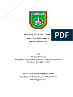 Dokumen Pemilihan Paket Belanja Modal Bangunan Fasilitas Umum - Pembangunan Pedestrian Jalan Janur Kuning Jaya Mukti