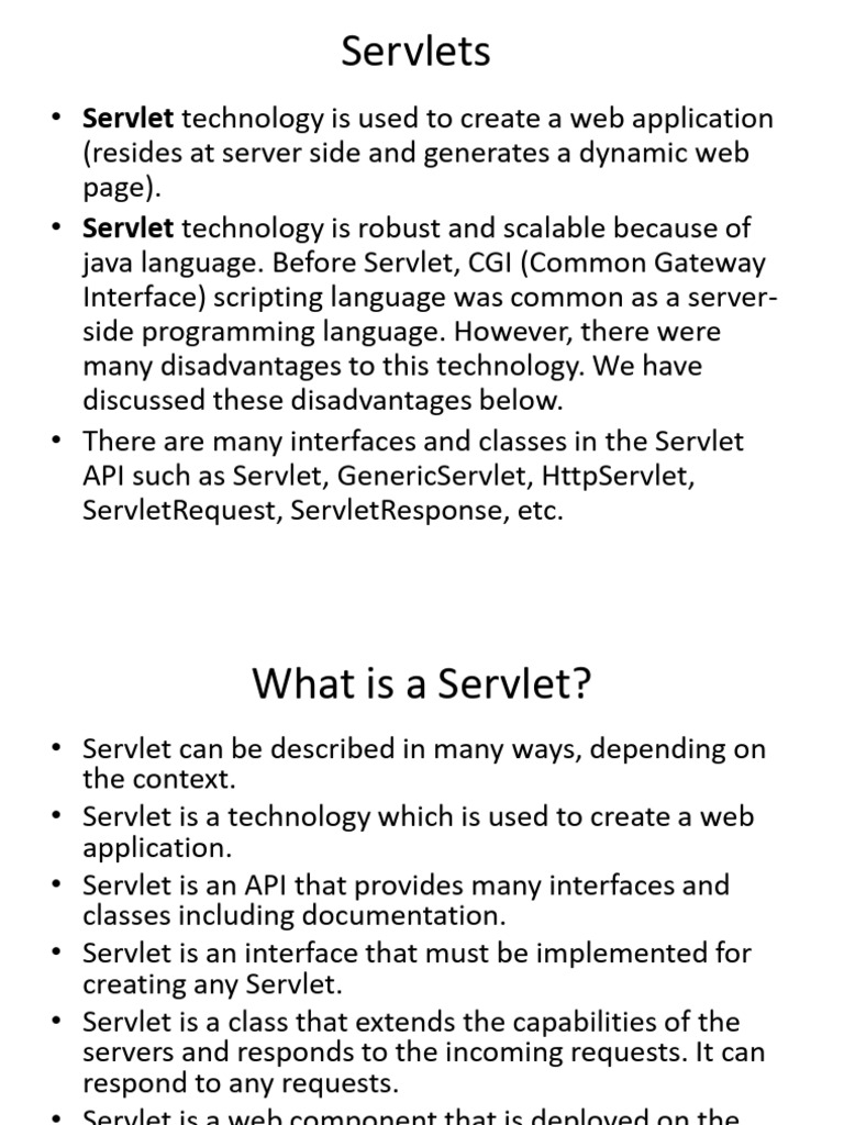 Servlets pdf world wide web internet web