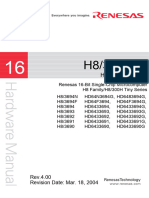 H8/3694 Group Hardware Manual