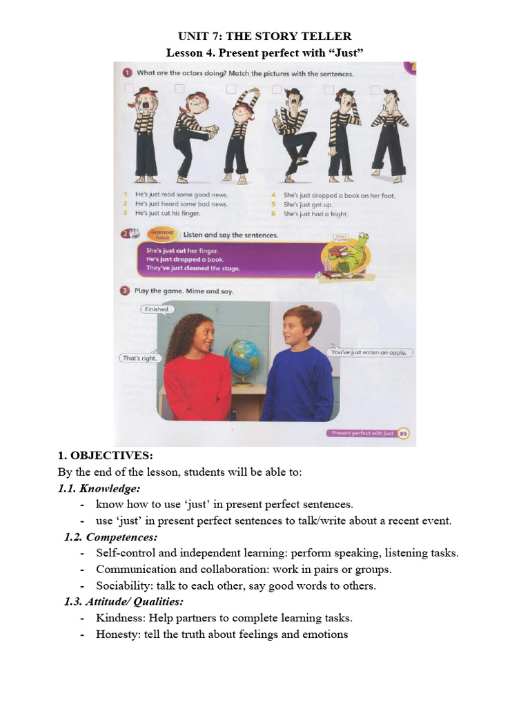 Unit 7. Grammar Just. Liệu. Final | PDF | Grammatical Tense | Perfect ...