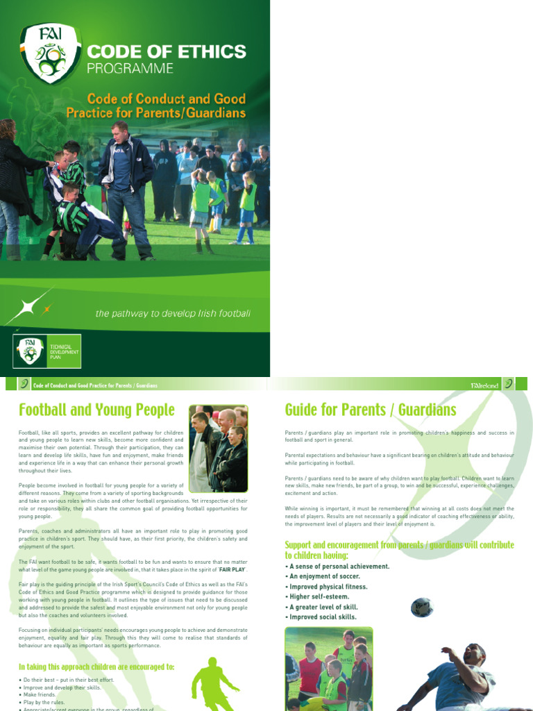 Parents Code of Conduct | PDF | Sports | Happiness