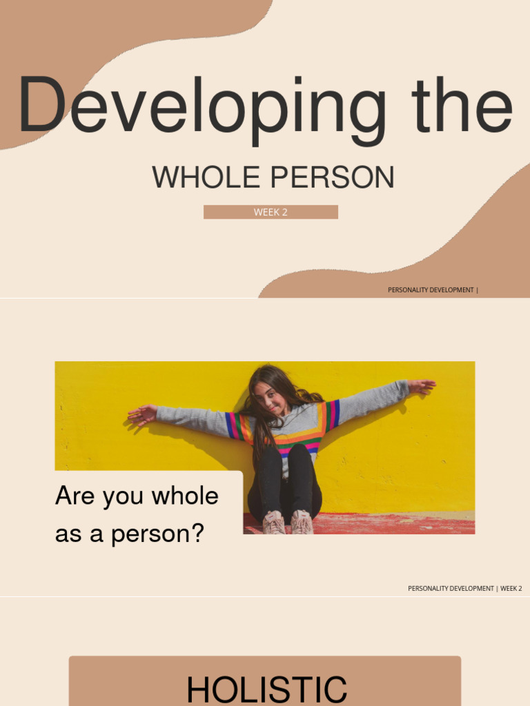 Holistic Personality Development Guide | PDF | Thought | Feeling