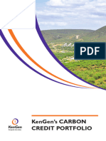 KenGens Carbon Credits Portfolio