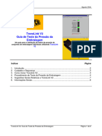 JCB TransLinkV2 Portuguese Clutch Pressure Test Guide - Issue 0.2