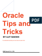 Oracle Tips and Tricks