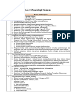 Materi Sosiologi Hukum