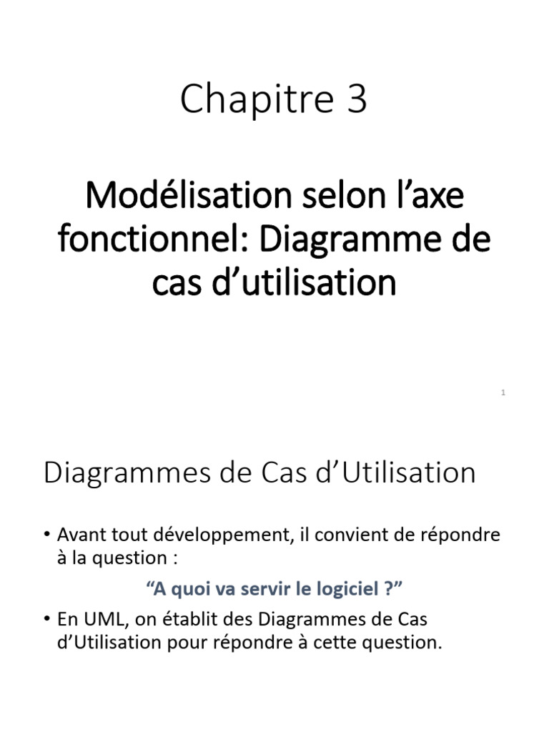 Introduction au DCU en UML | PDF | Cas d'utilisation | Ingénierie des ...