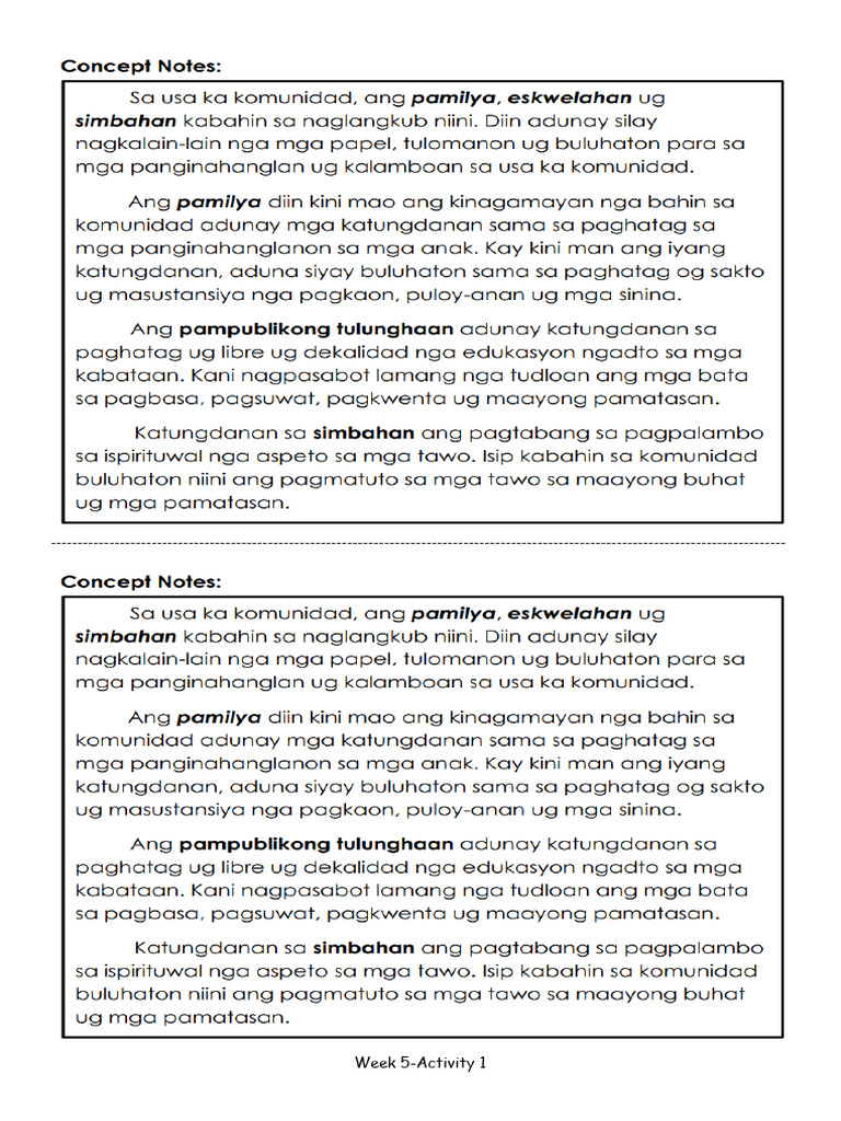 Week 5 | PDF