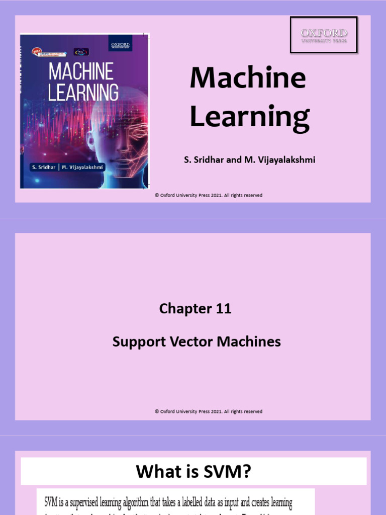 Chapter 11 Support Vector Machines | Download Free PDF | Support Vector ...