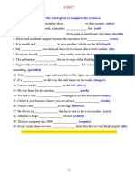 Word Forms E7 (Unit 7-12)