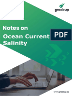Oceanic Currents and Salinity Updated 31