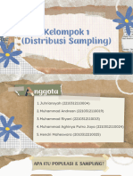 Kelompok 1, PPT Distribusi Sampling Statistika Ekonomi II