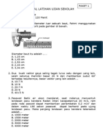 Soal LUS Fisika Paket 1