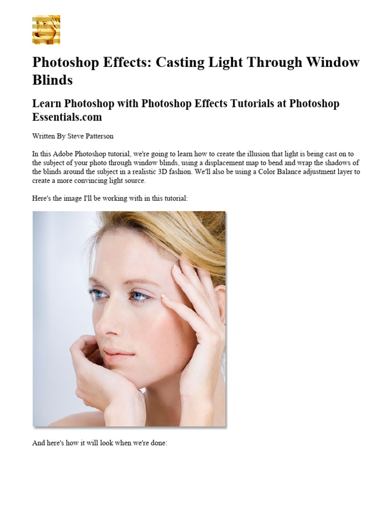 How to use photoshop effects 1 pdf