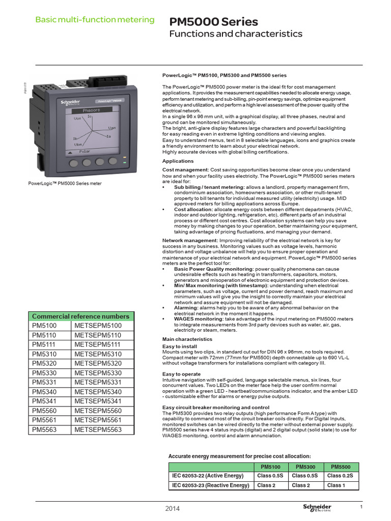 PM5000 Series: Functions and Characteristics | PDF | Power Supply | Ac ...